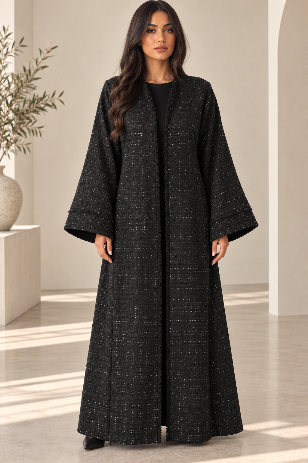 Alma - manteau tweed premium