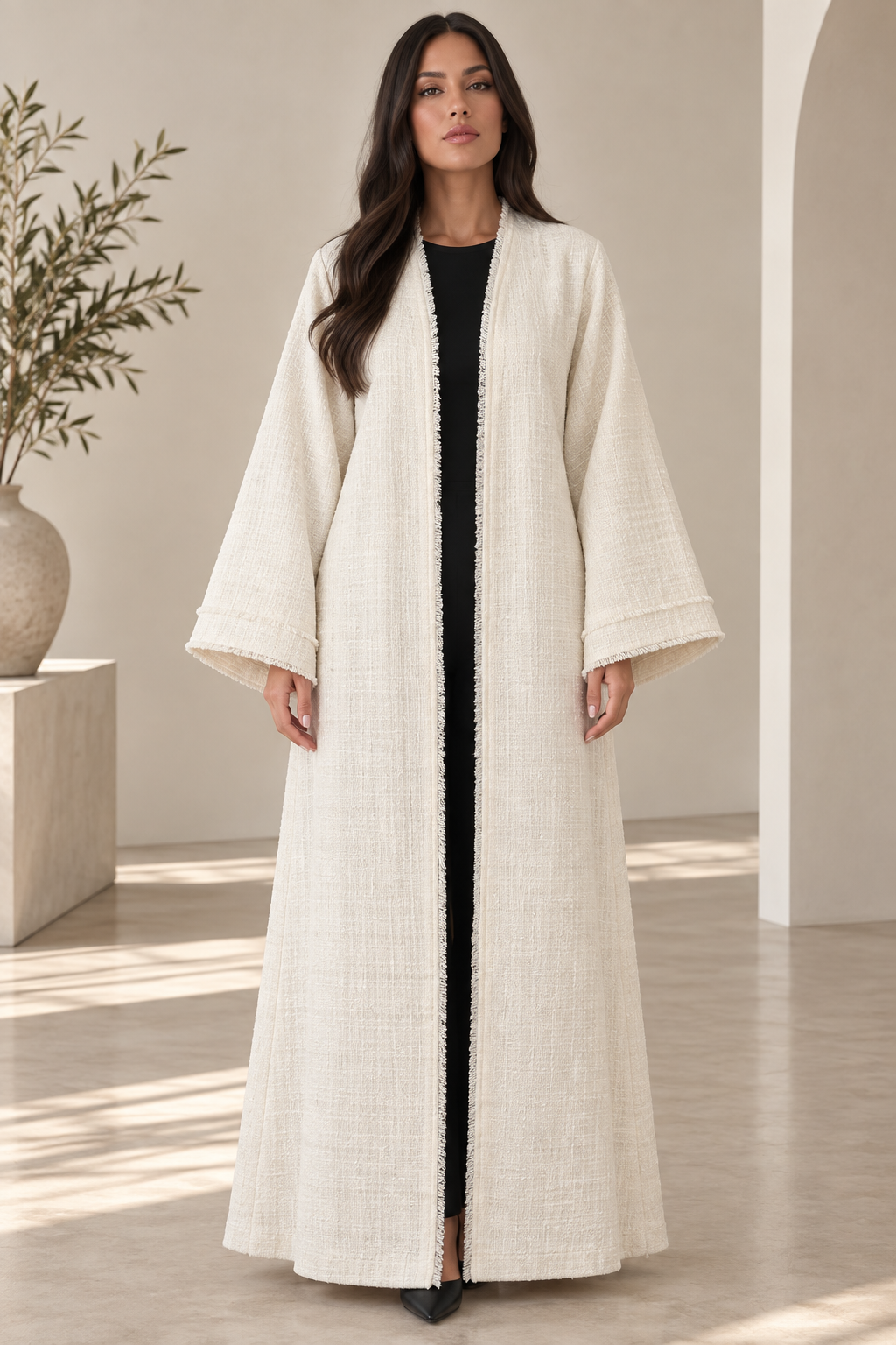 Alma - manteau tweed premium