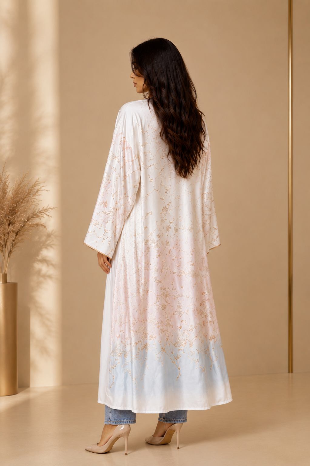 Miwa – Kimono satiné fluide