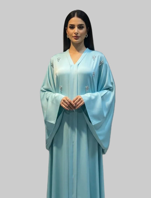 Aïda – Abaya papillon satinée