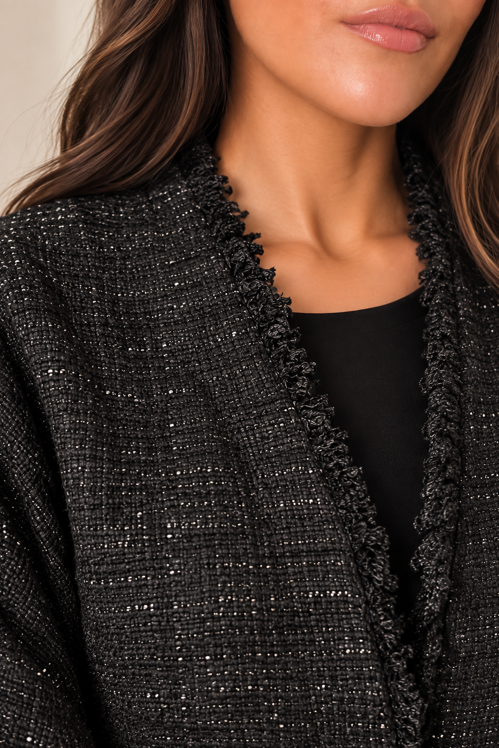 Alma - manteau tweed premium
