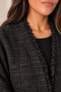 Alma - manteau tweed premium