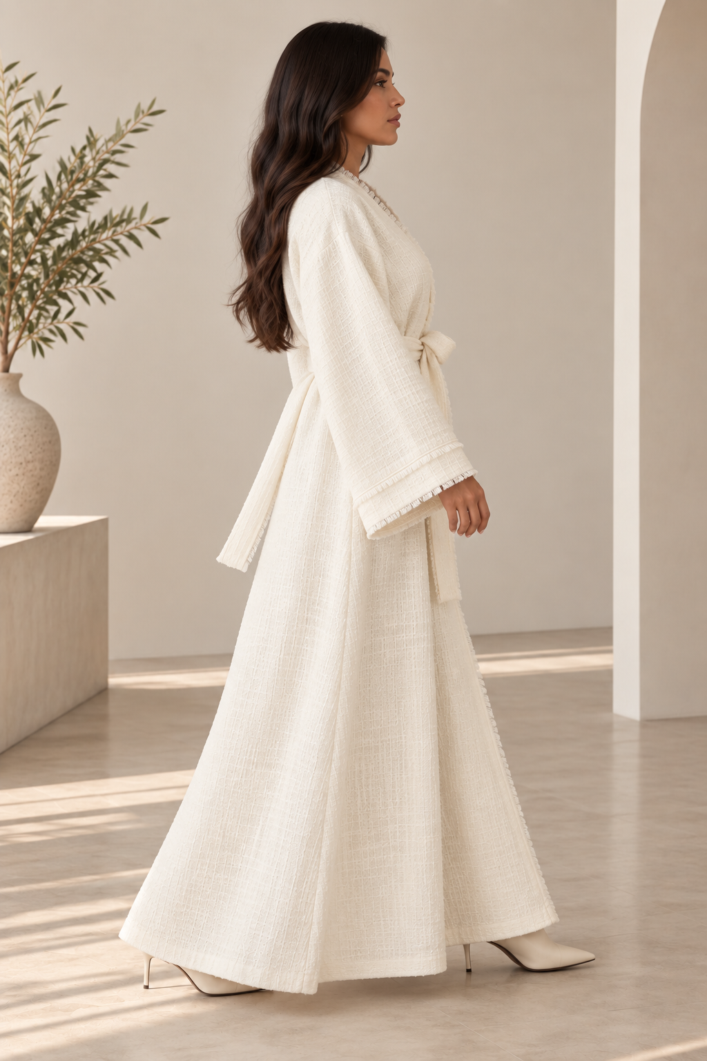 Alma - manteau tweed premium