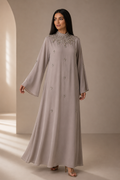 Sultana – Abaya satinée Dubaï