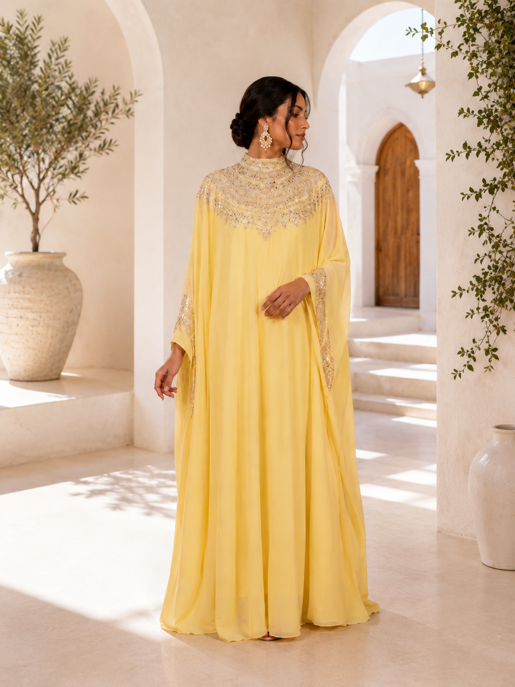 Divine – Abaya mousseline fluide