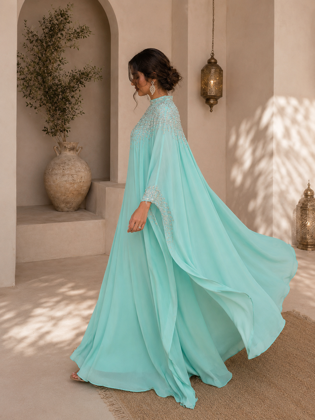 Divine – Abaya mousseline fluide