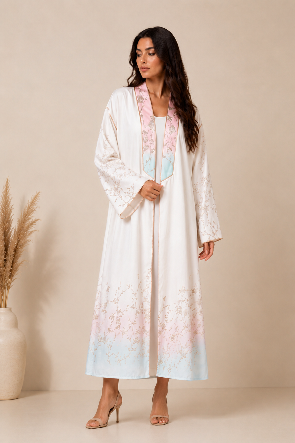 Miwa – Kimono satiné fluide