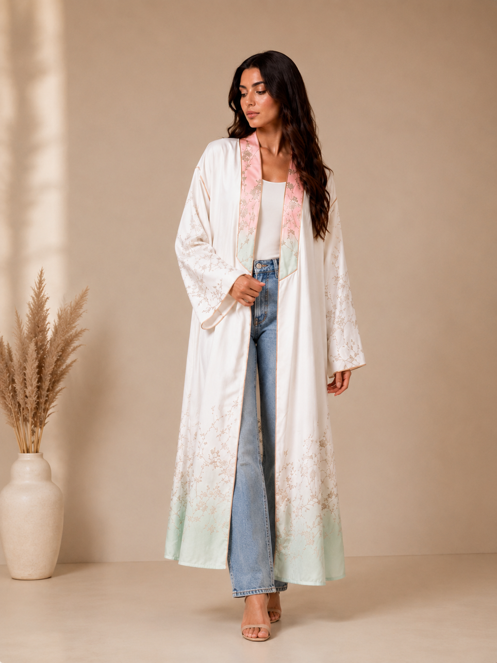 Miwa – Kimono satiné fluide