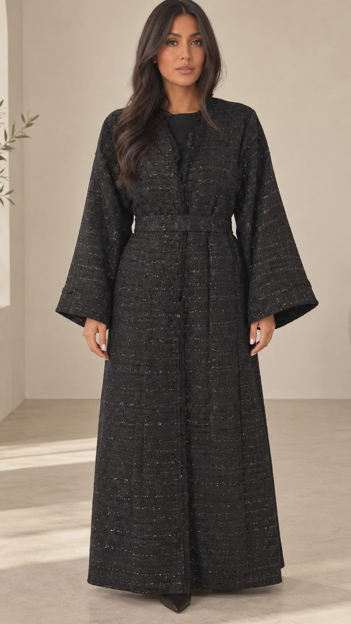 Alma - manteau tweed premium