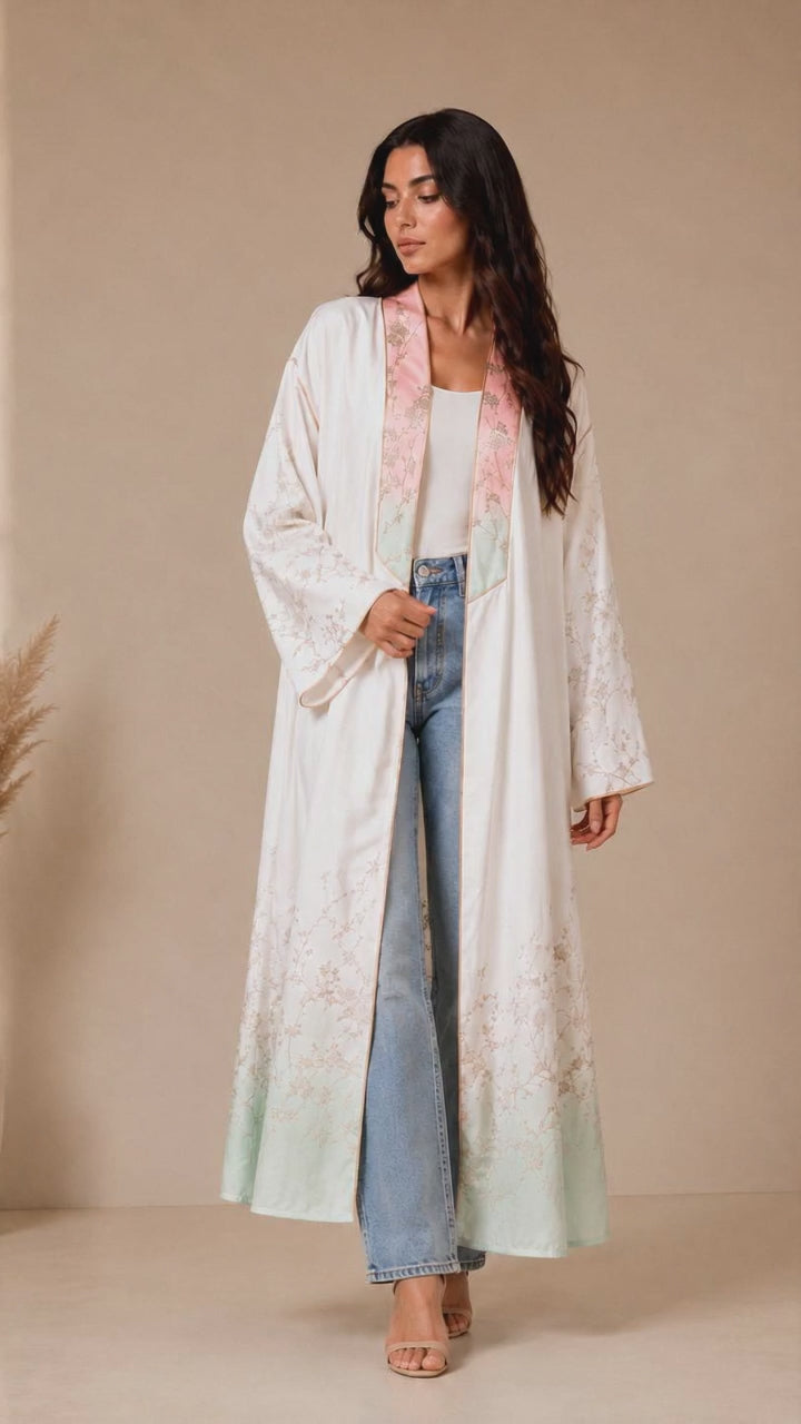 Miwa – Kimono satiné fluide